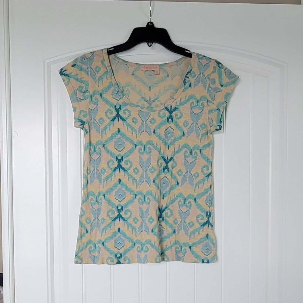 Fresh Produce Ikat Printed T-Shirt XS